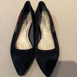 Seychelles Black Suede Flats